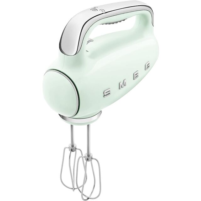 Smeg HMF01PGUK Hand Mixer in Pastel Green