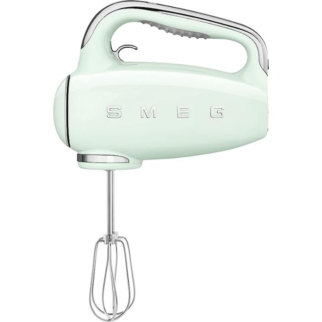Smeg HMF01PGUK Hand Mixer in Pastel Green