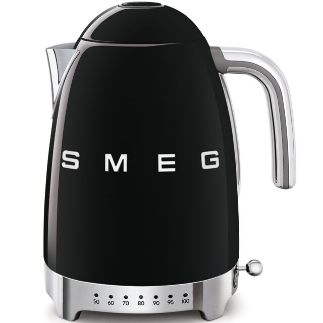Smeg KLF04BLUK Variable temperature kettle in Black