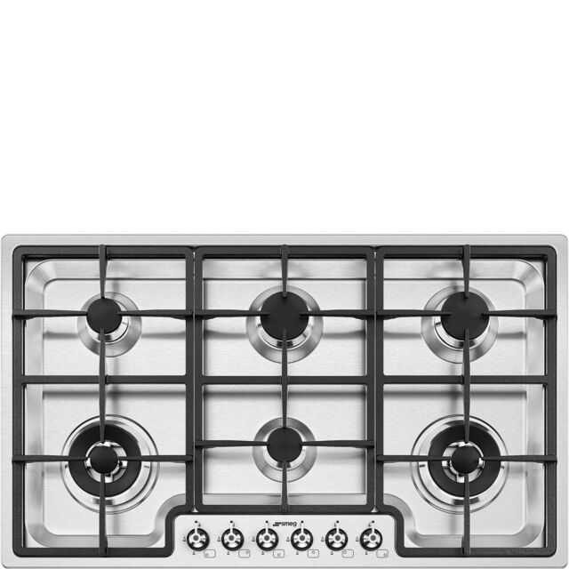 Smeg PGF96 Smeg Classic 6 Burner Gas Hob
