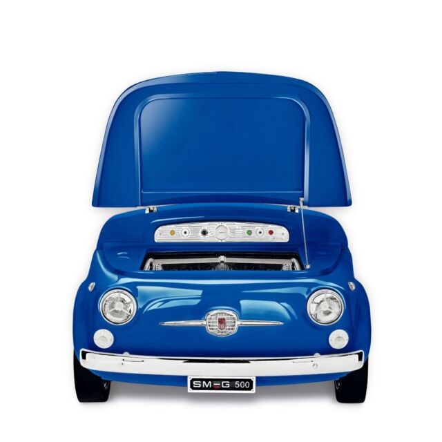 Smeg SMEG500BL 500BL 50s Retro style FIAT 500 Refrigerator Blue