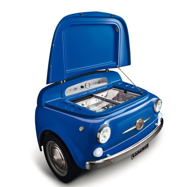 Smeg SMEG500BL 500BL 50s Retro style FIAT 500 Refrigerator Blue