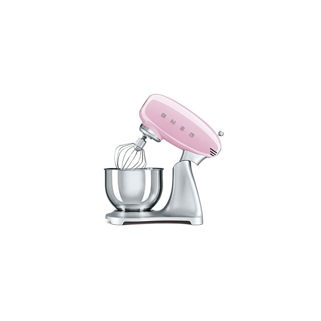 Smeg SMF01PKUK Pink Retro Style Stand Mixer
