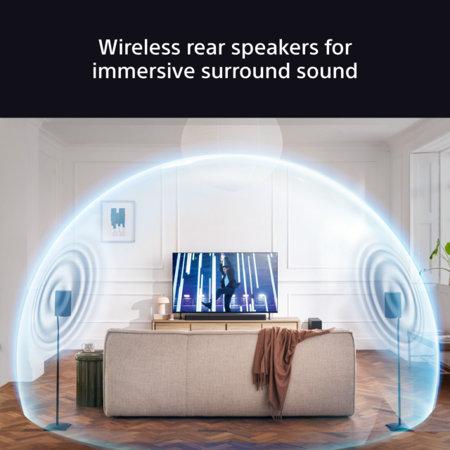 Sony SARS8.CEJ Home Theatre / Wireless Rear Speakers - Black