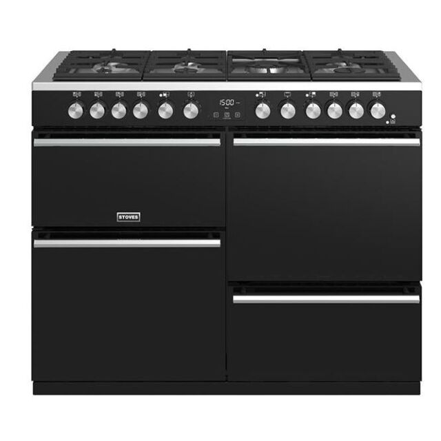 Stoves 444410747 Precision Deluxe S1100df Black