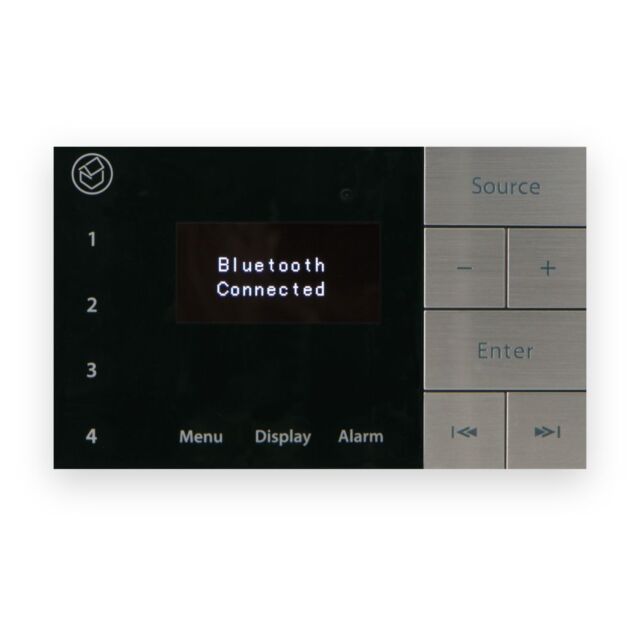 Systemline E100 In Wall DAB And Bluetooth Music System