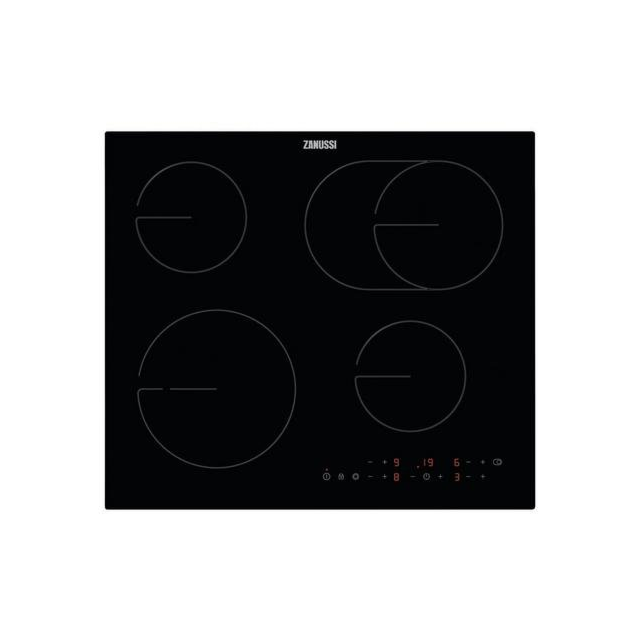 Zanussi ZHRX643K 59cm Ceramic Hob - Black